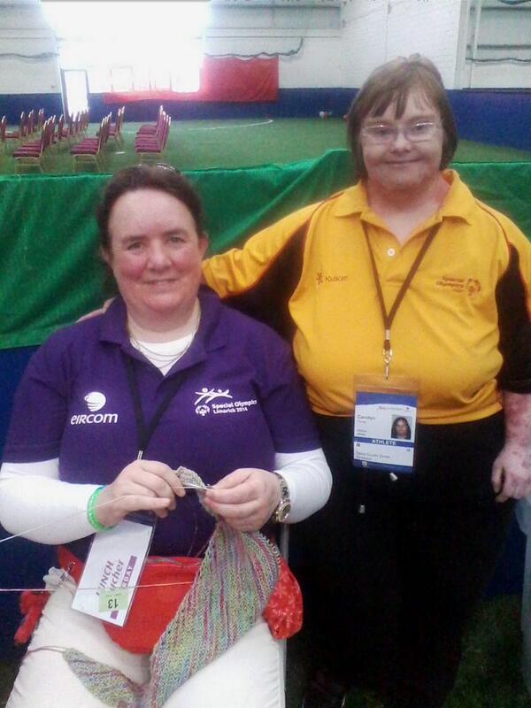 Carolyn young ulster team and Helen McCabe <a href="/DeltaSportDome/">Delta Sports Dome</a> <a href="/SOIreland/">Special Olympics Ireland</a> #SOGames2014