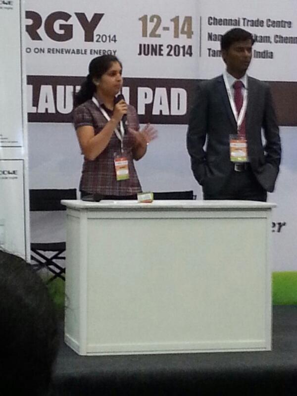 renergyteda's tweet photo. Swetha introducing goodme invertor in India.. 1.5kw to 220kw.. http://t.co/Kp3KELK1Vg