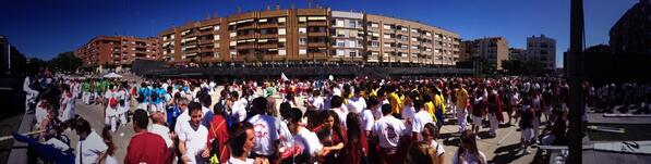 ElClareteSA's tweet photo. Así estaba la plaza! 
#PeñasRiojanas @CPR_Arnedo14 http://t.co/KQZn8qB4MO