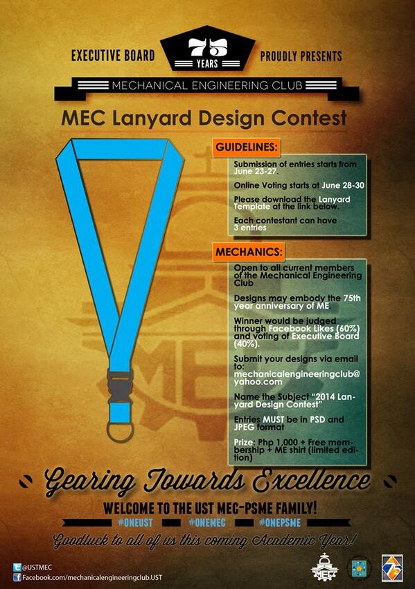 Download UST MEC on Twitter: "Lanyard Design Contest 2014 Lanyard ...