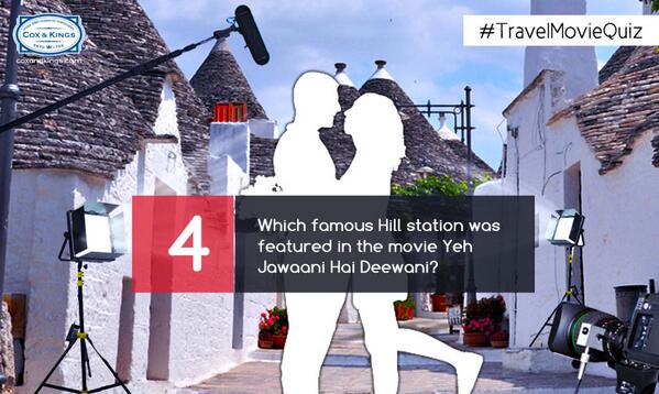coxandkingsIN's tweet image. #TravelMovieQuiz 
#Question4 
Hint: cnk.com/TMQHint4
#contest
