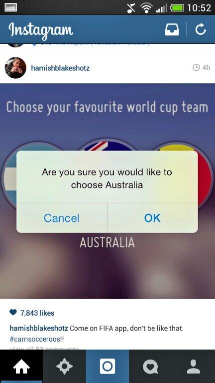 FelicityTherese's tweet image. I think Hamish Blake's instagram earlier today basically made my week. #pooraustralia #poolofdeath #WorldCup