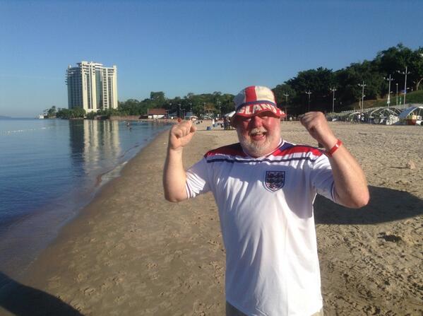 Morning stroll on beach our hotel on left getting hot already not even 8 o'clock <a href="/LeedsNews/">Yorkshire Evening Post</a> #comeonengland