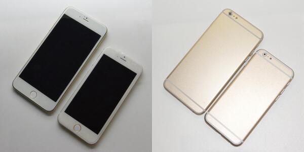 [GERUCHT] Op deze foto is de iPhone 6 te zien. In zowel 4.7 inch als 5.5 inch versie. Vanaf september in de winkel.