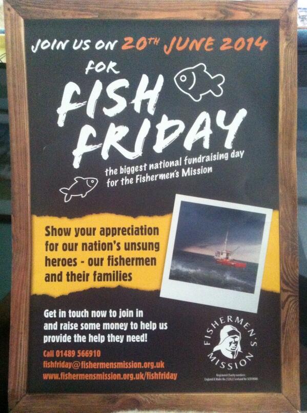 Fish Friday <a href="/thefishmish/">Fishermen's Mission</a>