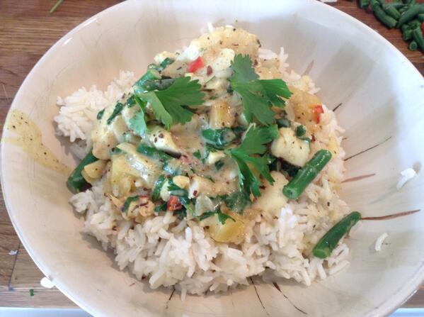 Sheila (@sheila1337) on Twitter photo Fish curry as promised <a href="/jamesmartinchef/">James Martin</a> . Added some green beans for my five a day. All eaten up. Fish curry as promised <a href="/jamesmartinchef/">James Martin</a> . Added some green beans for my five a day. All eaten up.