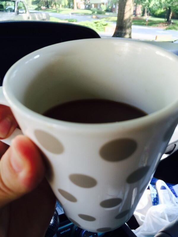 On_My_Plate's tweet photo. Organic half caf with coconut milk and maple syrup on my way to kettle bells. http://t.co/gGHwDOZJMv