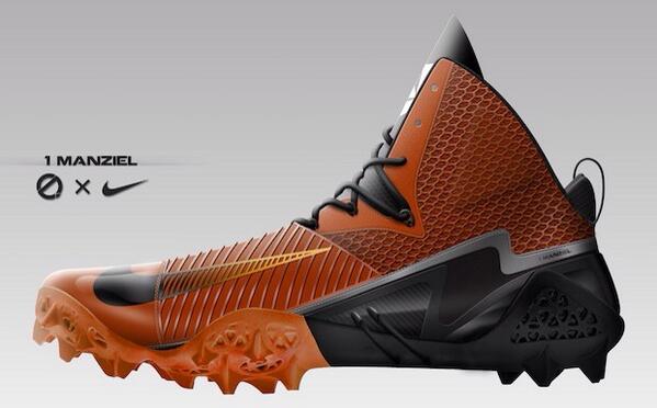 Cleatss's tweet photo. Johnny Football Idea for a Cleat! 😨😏 http://t.co/deHqjO9hyE