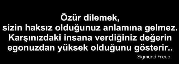 Özür dilemek aslında nedir ?