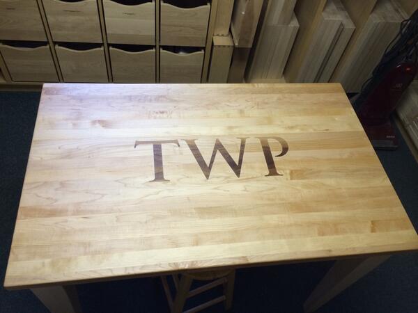 talbotwood's tweet photo. Freshly oiled maple top. #butcherblocktops #solidmaple http://t.co/JJhi34tt0O