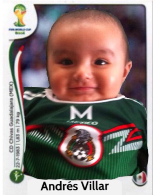 andres_vipa's tweet image. La mejor estampa del mundo mundial #Brasil2014 #FIFAPaniniCode