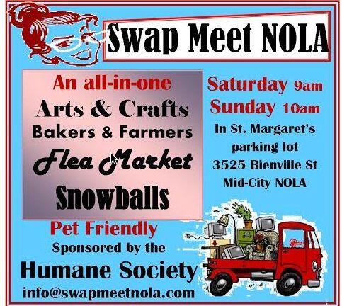 Swap Meet NOLA is today #ArtMarket #FleaMarket