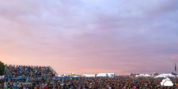 onedrive's tweet photo. Taken with a #Lumia, backed up on #OneDrive. Keep your epic shots safe: http://t.co/xE9yuoiy1G #Bonnaroo #OneDriveIt http://t.co/qMJ0WXYYcB