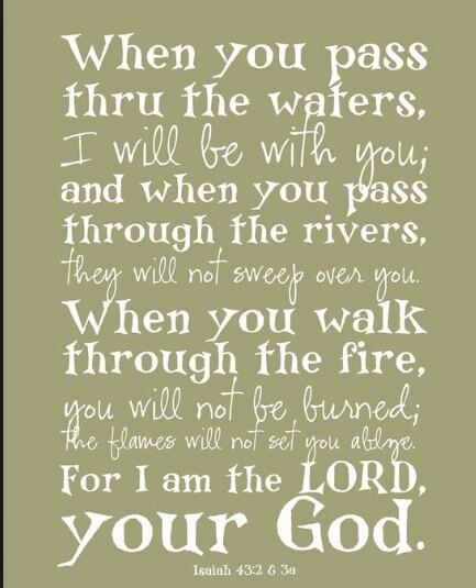 do not be afraid isaiah 43