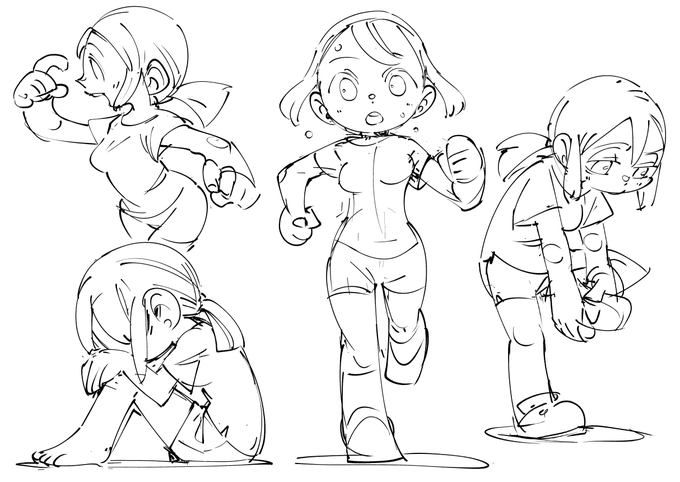 お絵かき:気ままな動き6 