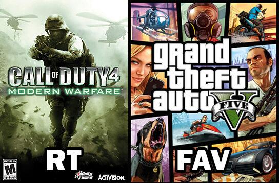 GFUELesports's tweet image. If you could only play one of these games for a year, which would it be?
RT for COD4
FAV for GTA
