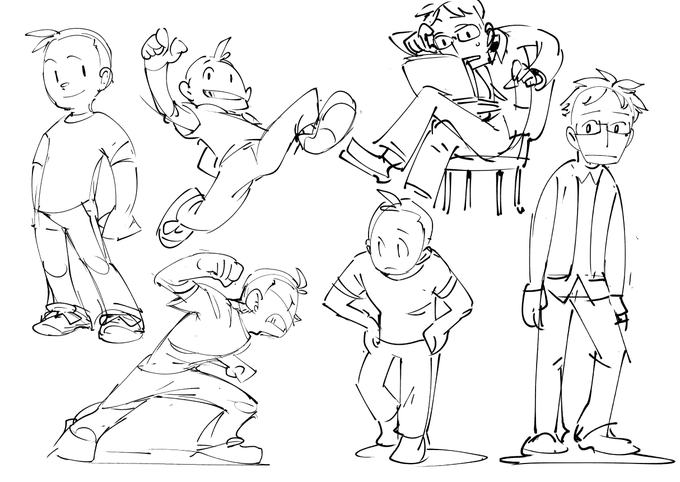 お絵かき:気ままに動き7 