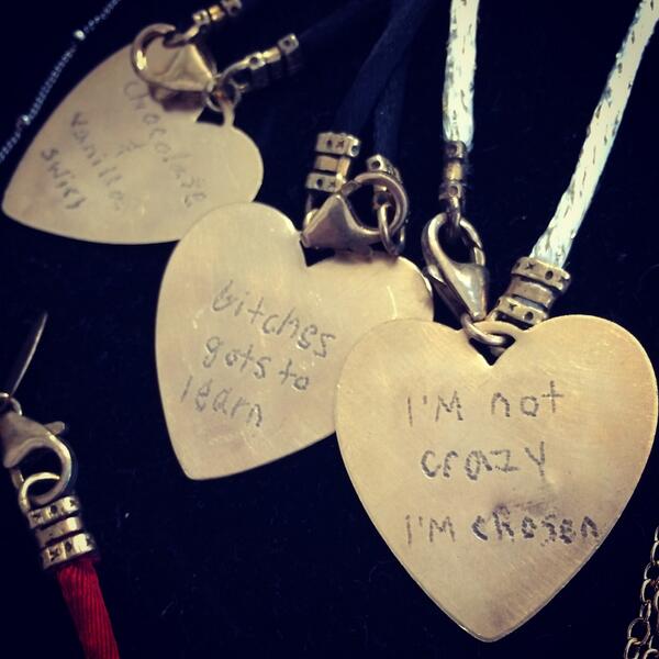 red_freckles's tweet photo. #OITNB #redfreckles engraved heart bracelets! #bitchesgotstolearn http://t.co/RWpX9bs6zV http://t.co/qM8j7RlZQh