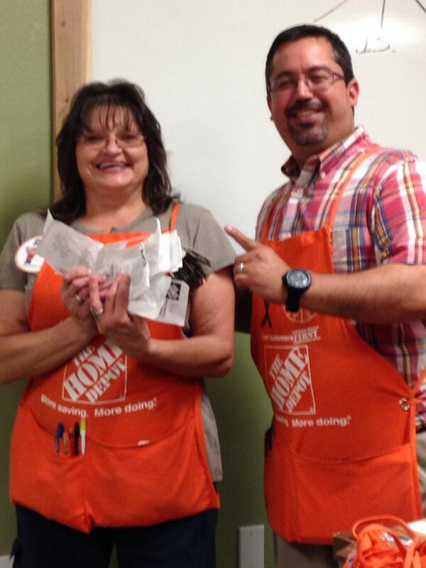Power Hour Personal shopping winner Eileen North! Way to go! #bleedorange #homedepot <a href="/IblasBlas/">Ivan Blas</a>
