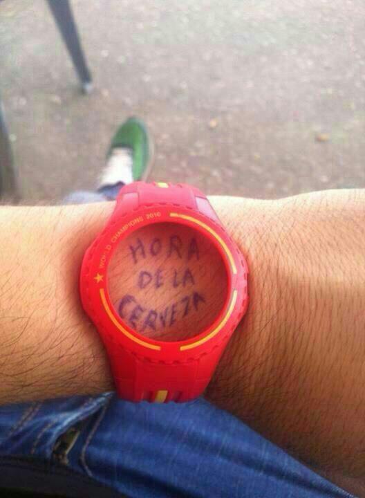 ___Elpelao's tweet photo. Mi reloj me dice que es la hora de........ http://t.co/ipKkeUAMgx