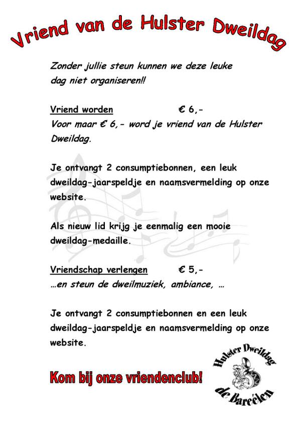 We hopen morgen al onze vrienden weer te zien!! En er is zeker nog plaats voor nieuwe vrienden dweildag.com/category/vrien…