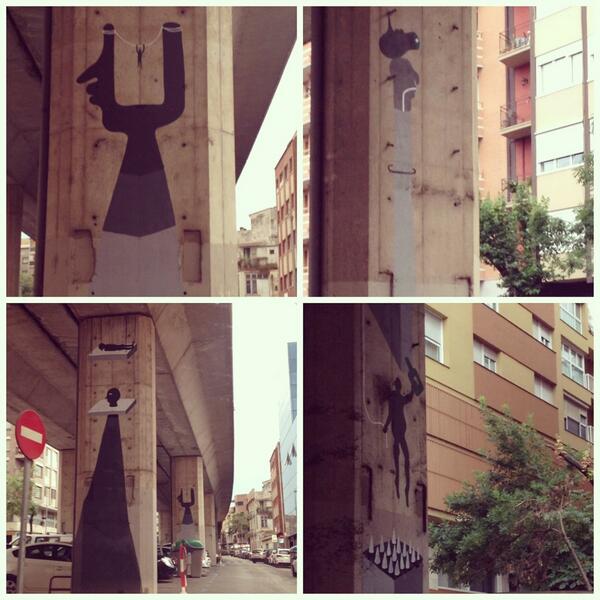 i_plana's tweet image. “@MilestoneGirona: columnes infungibles #streetart #milestoneproject http://t.co/25fKc8Bzr1”
