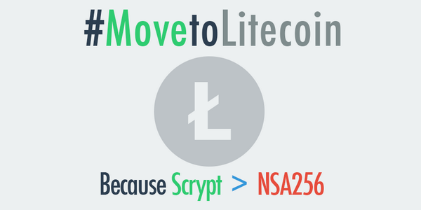 Does the NSA have your private keys? Consider making the #MoveToLitecoin
 ❤ Lb41zyiaSSjBqfb7euSzFxDaANFQoo9BAU