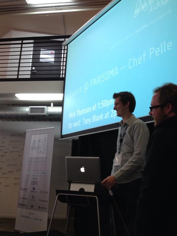 thetonyblank's tweet image. I&apos;m up in 10 at #apidayssf - wooo!