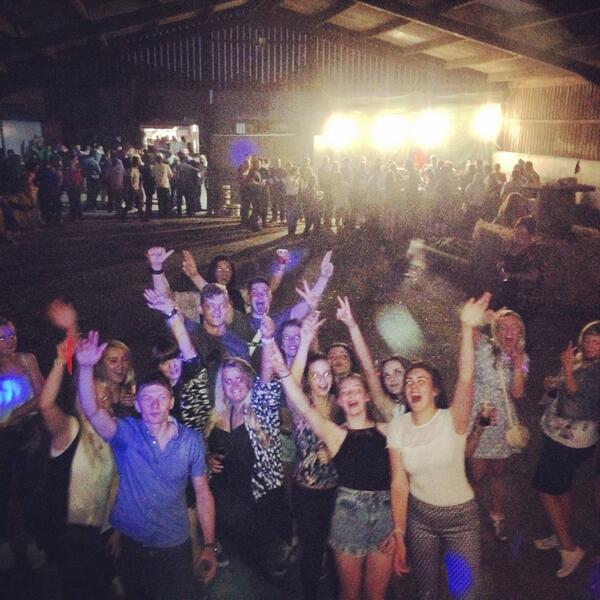 Lovin it! Thank you beautiful people! Cheers FarmersFestival! 😁👍💋 #thearticlesuk #band #fans #girls #guys #festival