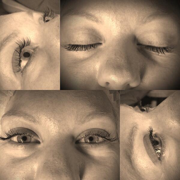 KatiesMobile's tweet photo. @NouveauLashes #essex #eyelashextensions just done my first set of lashes after qualifying from the course. http://t.co/wL7qCsyp5h
