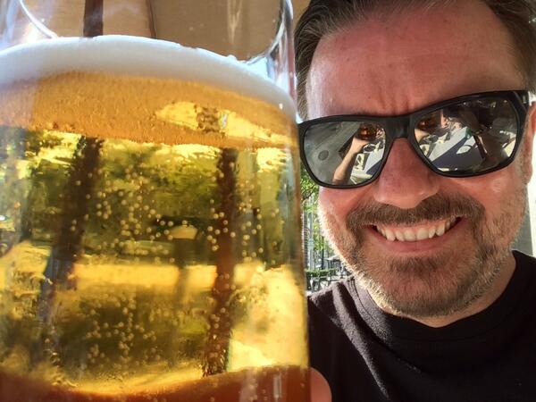 rickygervais's tweet photo. Unlucky, England. Onwards and upwards. Cheers! http://t.co/9dlZ3jHLZN
