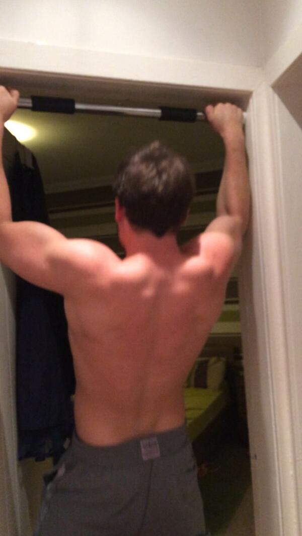 ThomasMcphater's tweet photo. Don't forget to do your pull ups bitches!!!!!!!! @REALkevancurrie @weemcghee1 http://t.co/H7xWI9XL78
