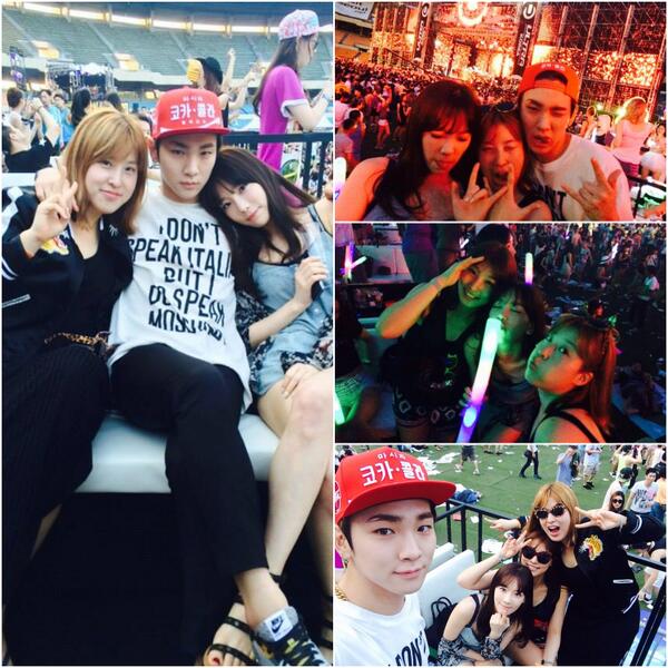 [PIC][14-06-2014]TaeYeon xuất hiện tại "Korea Ultra Music Festival" cùng SHINee Key vào chiều nay BqJ6DMoCQAAOcI_