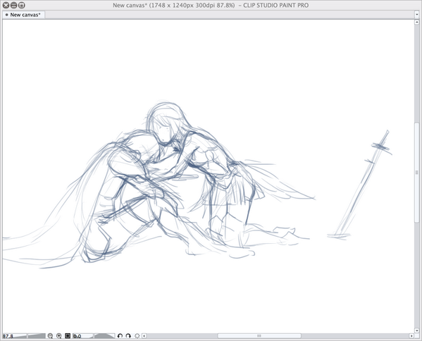 Rirez &amp; Miori -- Illusoria. I quite like the pose so I might expand the idea. 