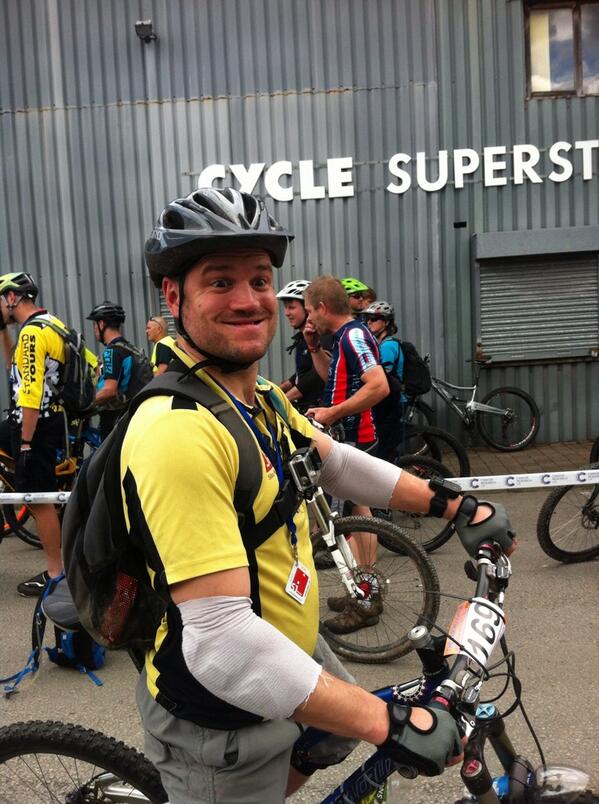 Great day at the#samhoughtonchallenge yesterday 1puncture1snapped gear cable 3pairs of tired legs