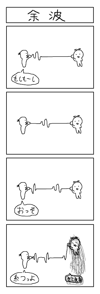 波動の4コマ 