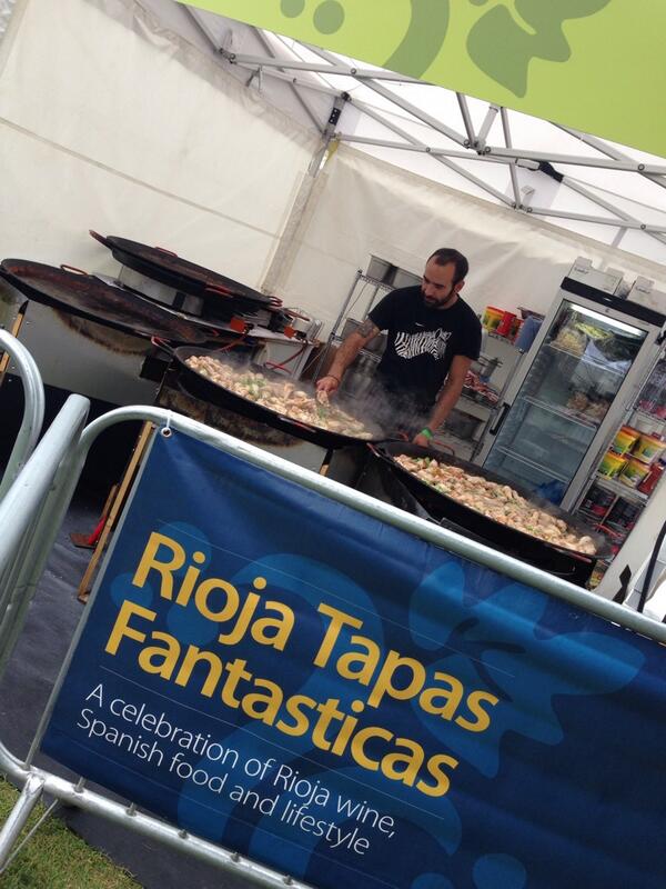 Open again in less than two hrs &amp; tapas is already cooking! Join us at Potters Fields Park from 12-6pm #riojatapas