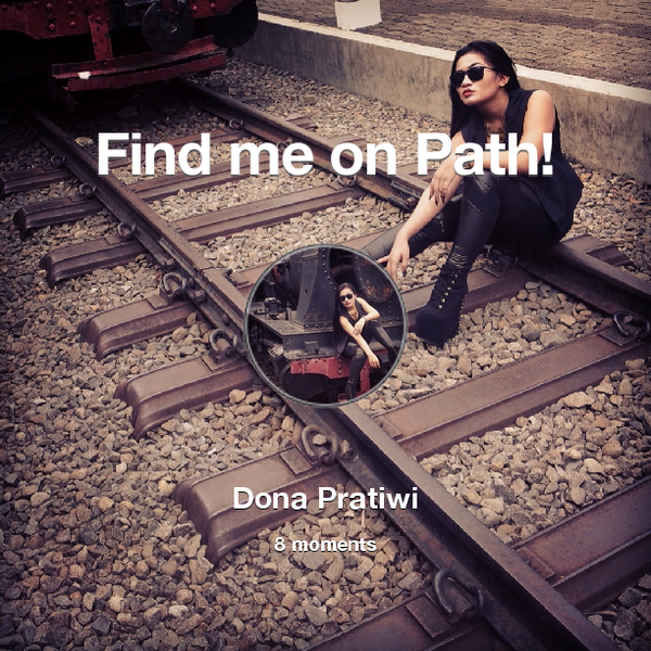 Find me on #Path now! Go to: path.com! #thepersonalnetwork