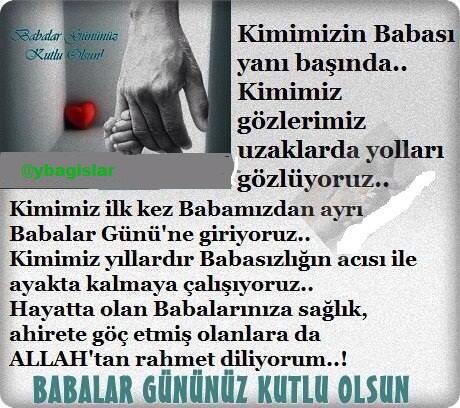 Bu güne dair...  Söz budur! #SöyleyinBabama