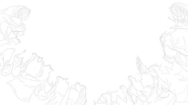 Ro式 ユニコラ Ntdf25 線を書くのは簡単です ほとんど写せばいいだけみたいなものです 私はまず服の輪郭を 線画1レイヤー そのユニフォームのデザインに必要な線を 線画2レイヤー として分けてます 先ほどの画像は線画1と2 あと陰になる部分のレイヤーが3