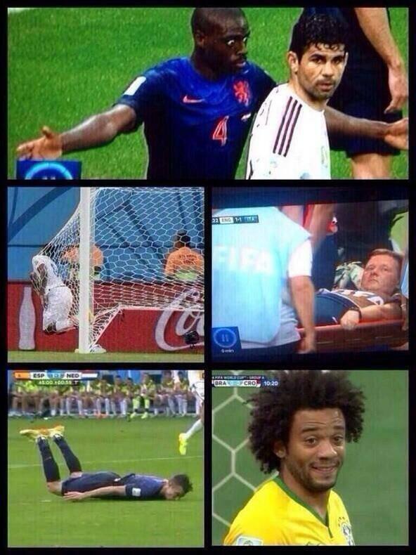voetbalzonenl's tweet photo. Het WK in Brazilië tot dusver, maar dan anders! #wk2014 http://t.co/a6hMOmmOls