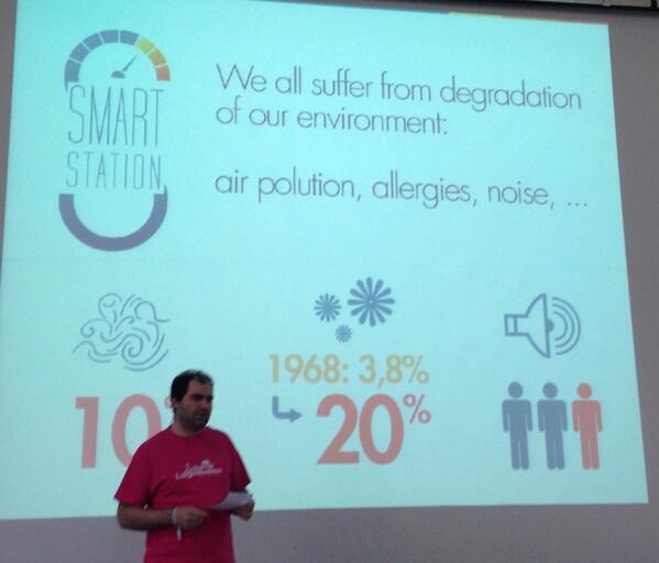 SmartStationCo's tweet photo. #SWLiege final pitch, sneak preview http://t.co/Anhplq3SDc
