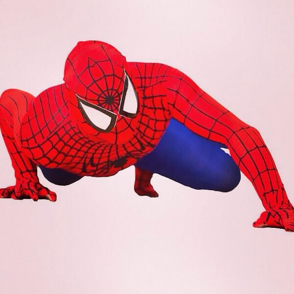 realrandallAD's tweet photo. I may not have a college diploma, but at least I'm living the dream #SpiderMan  #Marvel  #LivingTheDream http://t.co/rSmr8QxobT