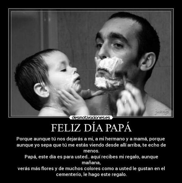 Feliz día del padre para todos mis seguidores !!