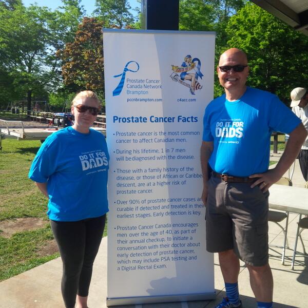CruisinforaCure's tweet photo. Our @MeaghanTuffy and @roccorossiTO at the #peel #doitfordads walk/run in #mississauga http://t.co/lTwoq3fBme