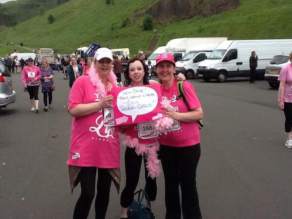 Murrayfield6658's tweet photo. Well done ladies done 10 k in 1 hour 38 mins wat took u so long lol http://t.co/lZGPUBV6fk