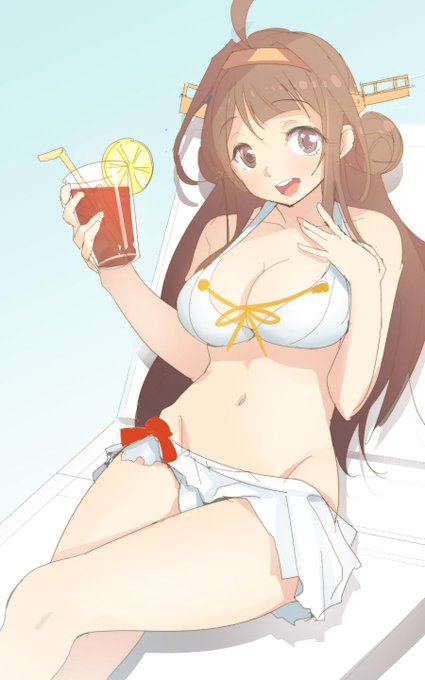 アイスティーしかなかったんだけどいいかな #艦これ版深夜の真剣お絵描き60分一本勝負 