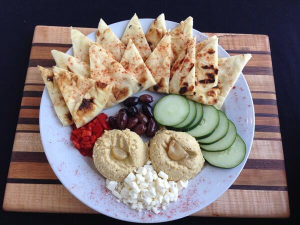 Sunday Funday!! Enjoy the World Cup and our Hummus Platter. Hummus made daily from scratch!!