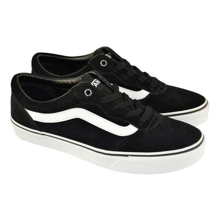 vans milton black white