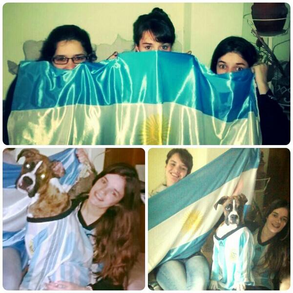 GisePairola's tweet photo. Acá también hay previa señores! Ansiosos esperando! #vamosargentina http://t.co/nDHECu9G71